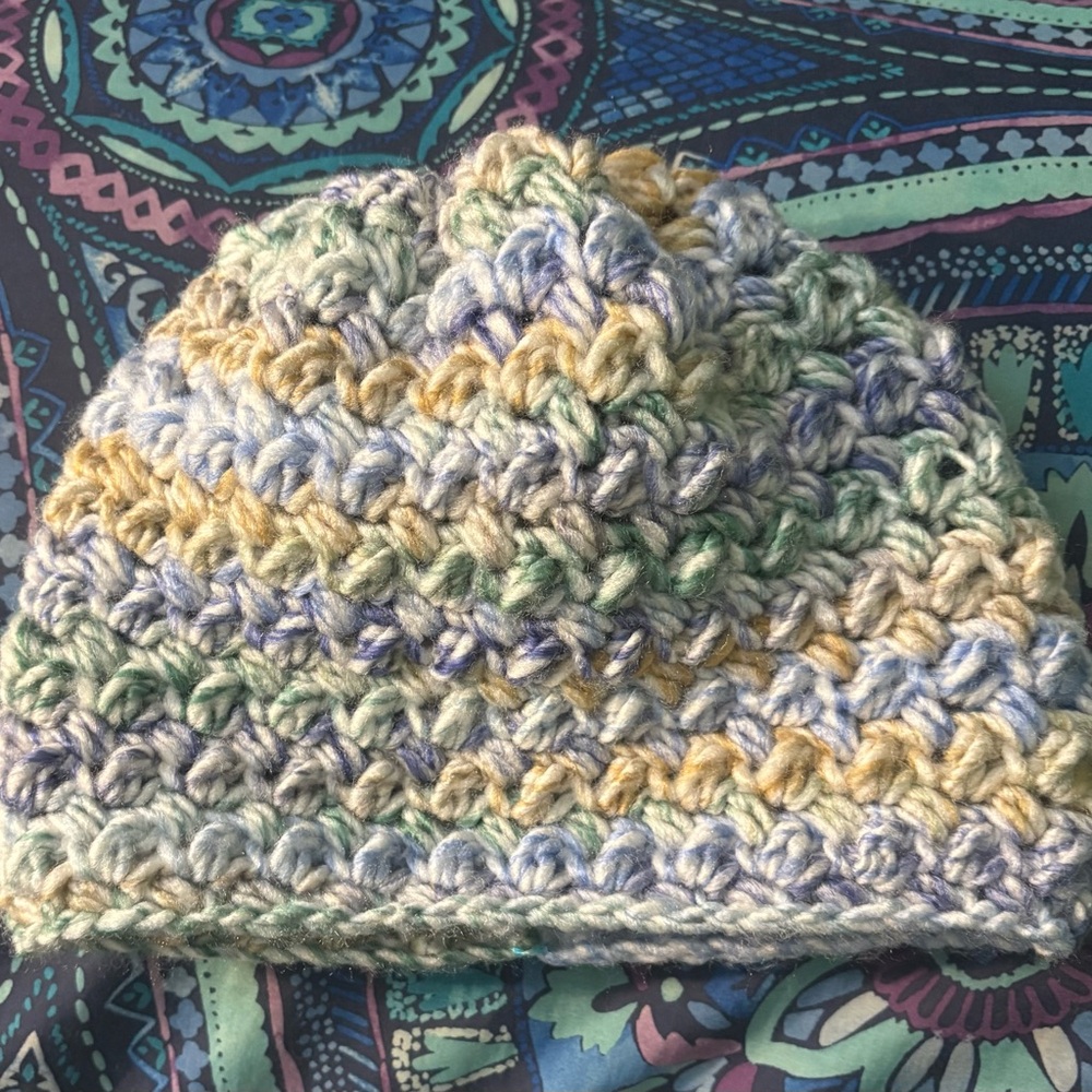 Multicolor Crochet Beanie